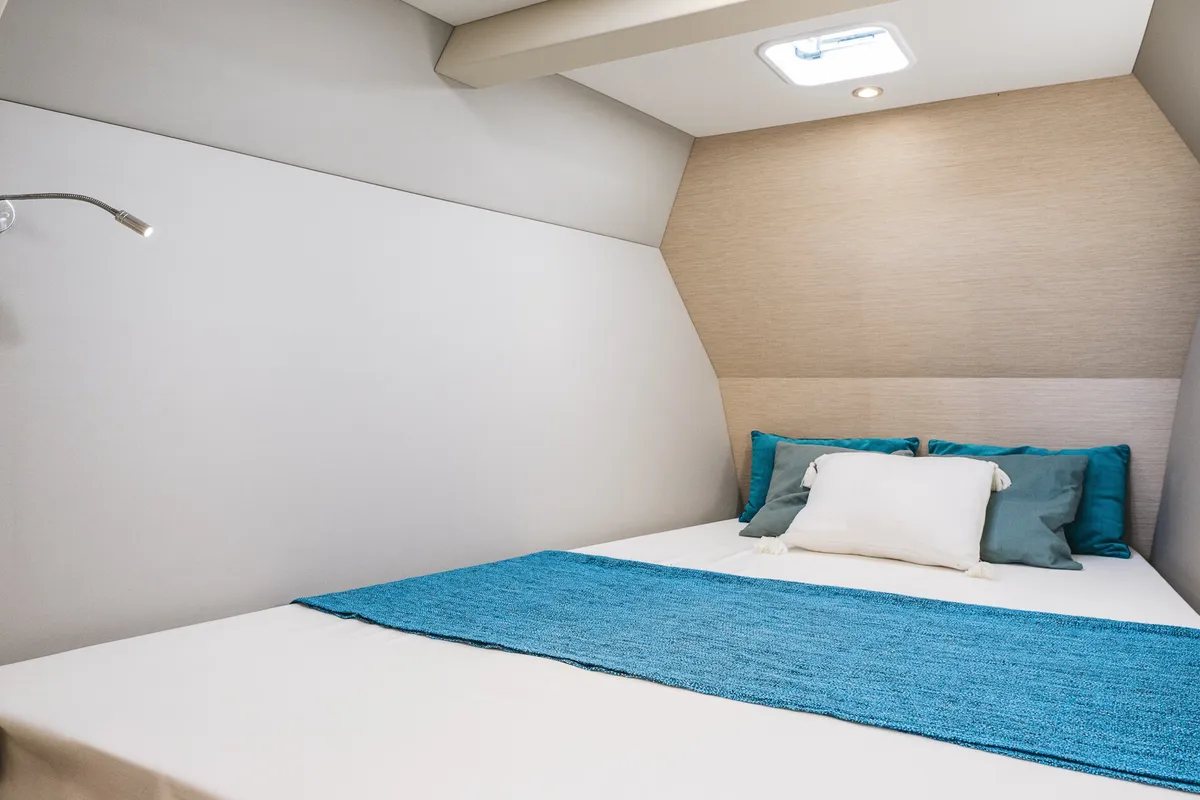 Cabin on Matana, a NEEL 47 sailboat at Olbia, Italy