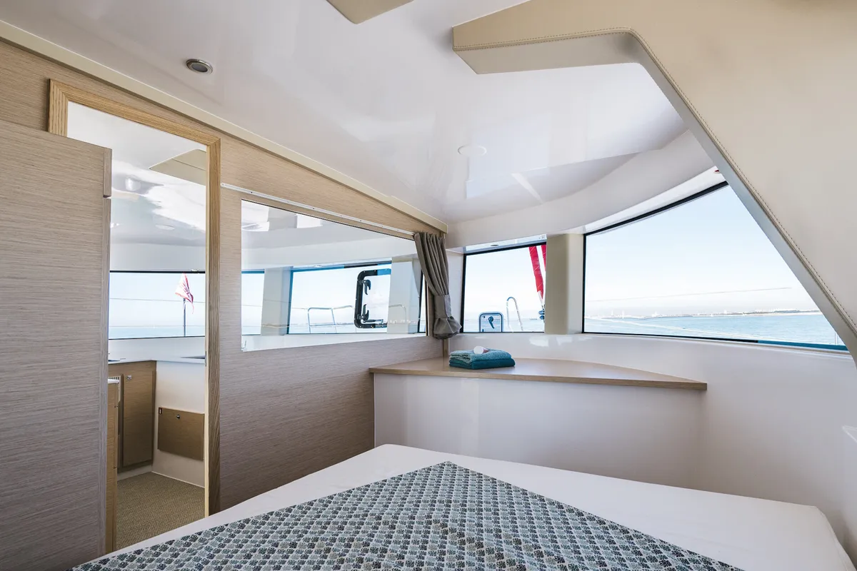 Cabin on Matana, a NEEL 47 sailboat at Olbia, Italy