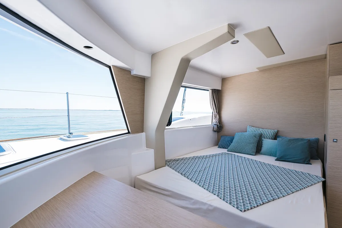 Cabin on Matana, a NEEL 47 sailboat at Olbia, Italy