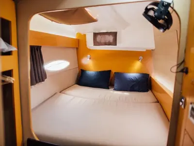 Cabin on Lady Alla, a Fountaine Pajot Lipari 41 catamaran at Pa Khlok, Thailand
