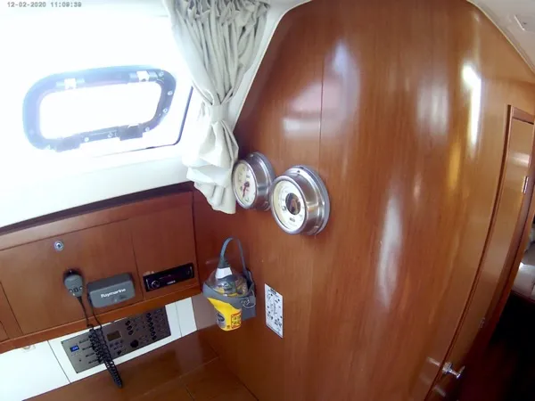 Shedir, a Beneteau Oceanis 46 sailboat at Olbia, Italy