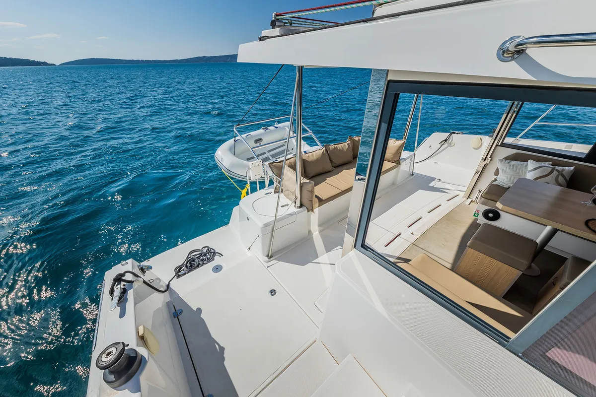 Kanalu, a Bali 4.1 catamaran at Grad Kaštela, Croatia