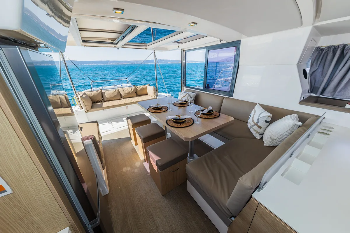 Kanalu, a Bali 4.1 catamaran at Grad Kaštela, Croatia