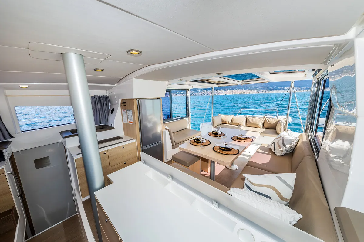 Kanalu, a Bali 4.1 catamaran at Grad Kaštela, Croatia