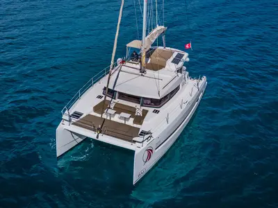Kanalu, a Bali 4.1 catamaran at Grad Kaštela, Croatia