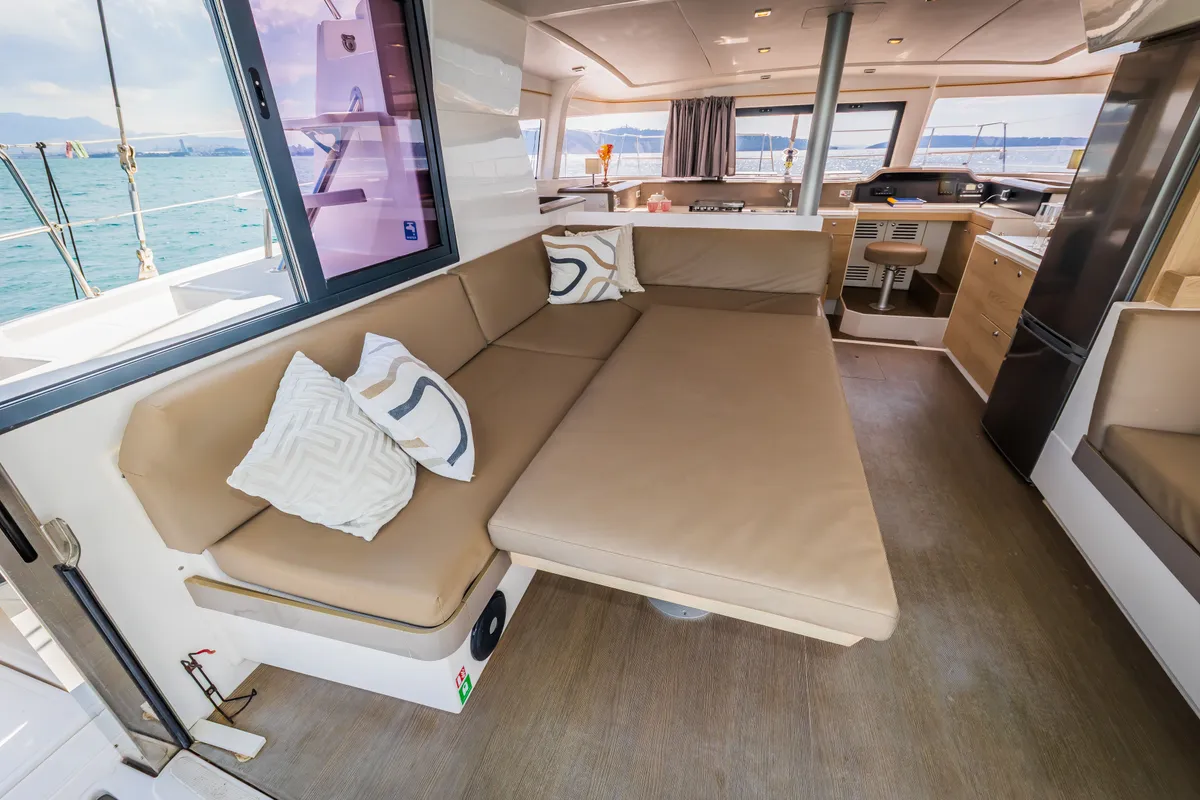 Kanalu, a Bali 4.1 catamaran at Grad Kaštela, Croatia