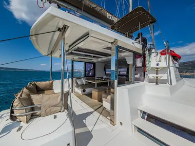 Kanalu, a Bali 4.1 catamaran at Grad Kaštela, Croatia