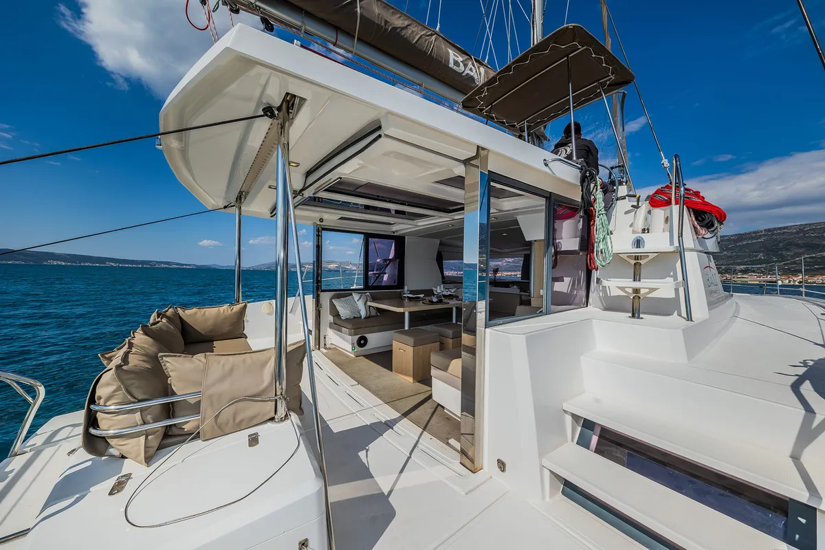 Kanalu, a Bali 4.1 catamaran at Grad Kaštela, Croatia