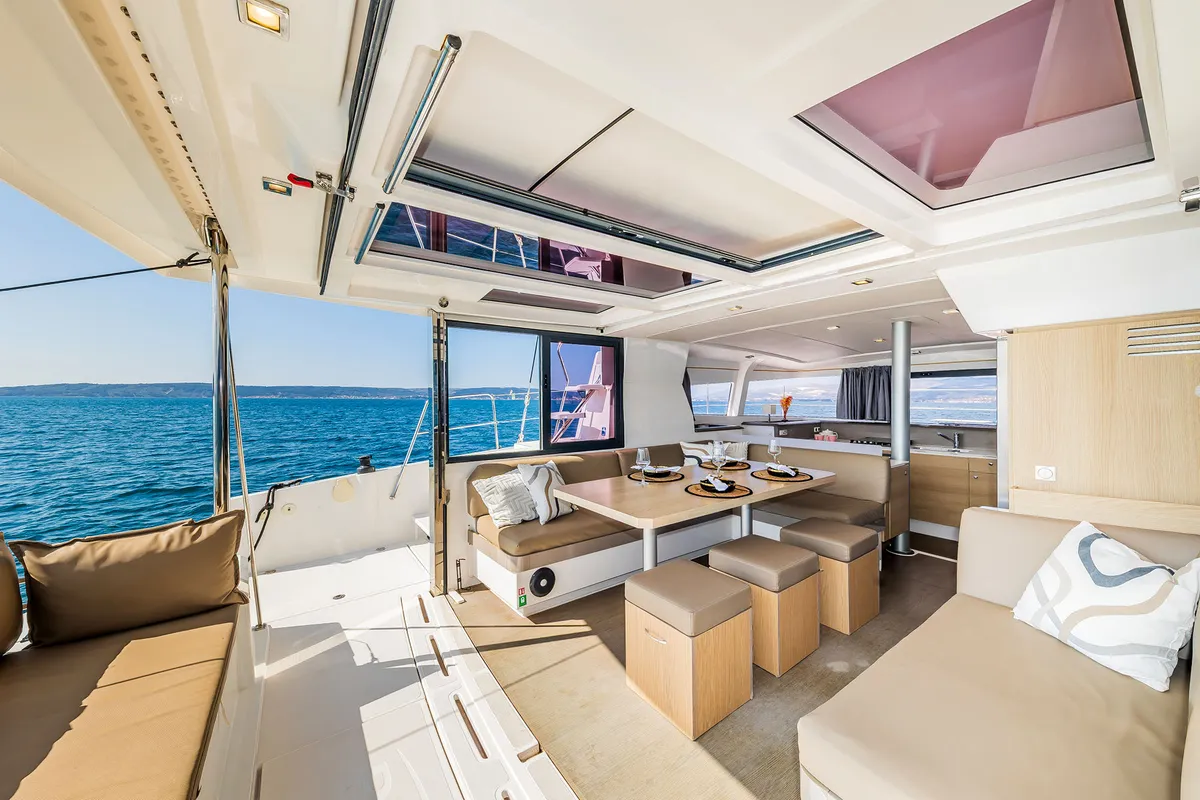 Kanalu, a Bali 4.1 catamaran at Grad Kaštela, Croatia