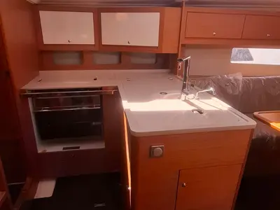 Galley of Nala, a Dufour 37 sailboat at Tonnarella, Italy
