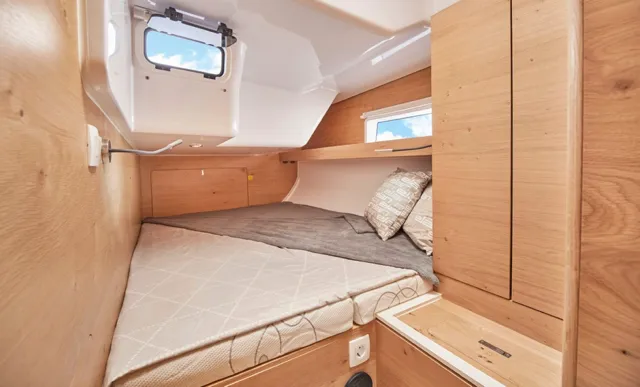 Cabin on Skyline, a Elan Impression 43 sailboat at Slano, Croatia