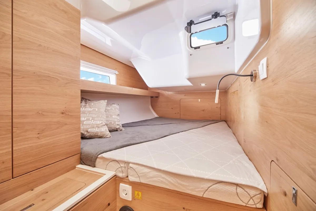 Cabin on Skyline, a Elan Impression 43 sailboat at Slano, Croatia