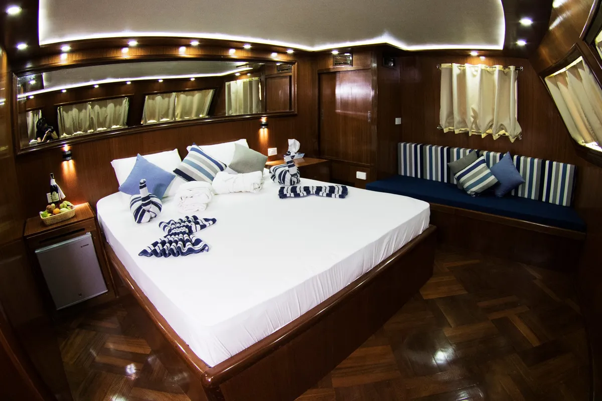 Cabin on Heaven Saphir, a Gulet Luxury Motor Yacht motor yacht at Hurghada, Egypt