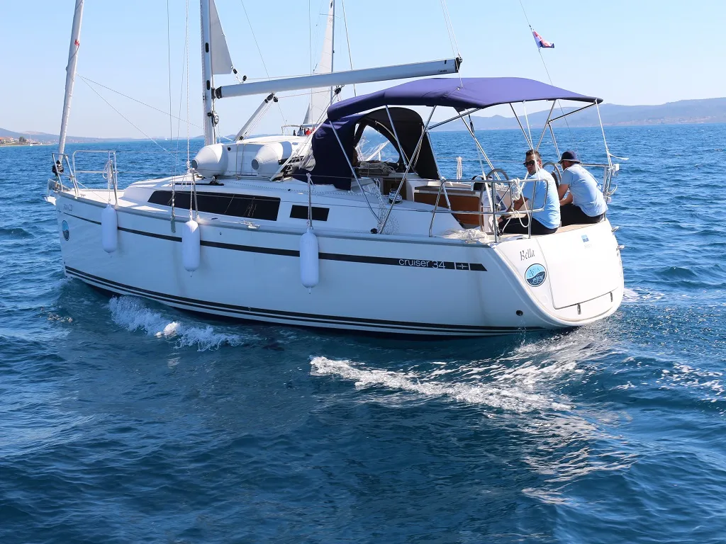 Bella, a Bavaria Cruiser 34 sailboat at Općina Sukošan, Croatia
