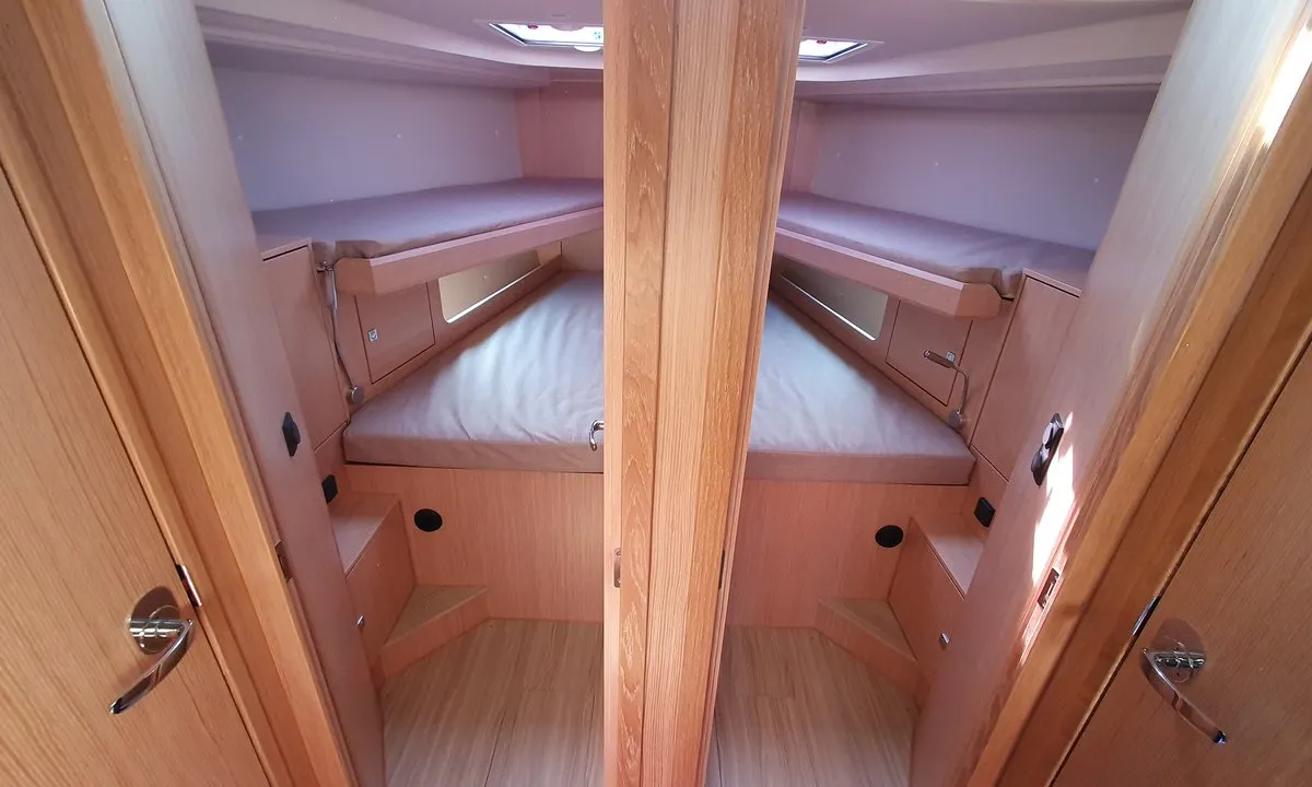 Cabin on Seacloud, a Bavaria C45 Style sailboat at Općina Vrsar, Croatia