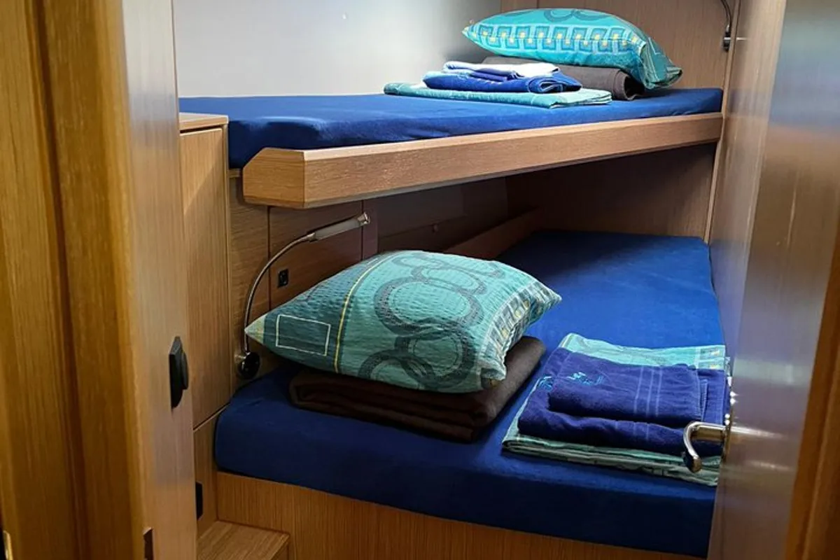 Cabin on Seacloud, a Bavaria C45 Style sailboat at Općina Vrsar, Croatia