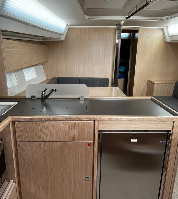 Galley of Seacloud, a Bavaria C45 Style sailboat at Općina Vrsar, Croatia