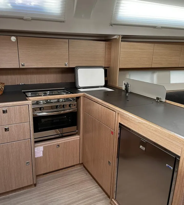 Galley of Seacloud, a Bavaria C45 Style sailboat at Općina Vrsar, Croatia