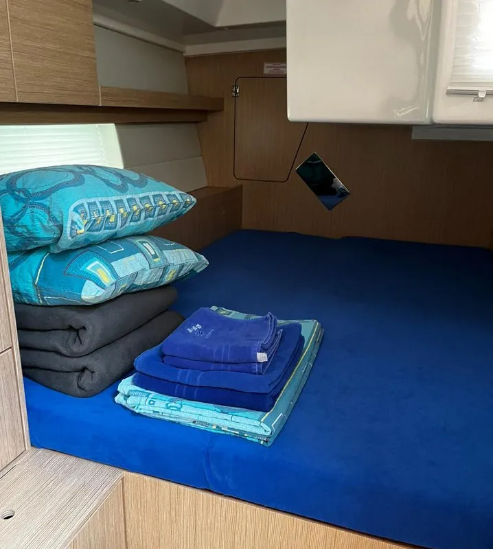 Cabin on Seacloud, a Bavaria C45 Style sailboat at Općina Vrsar, Croatia