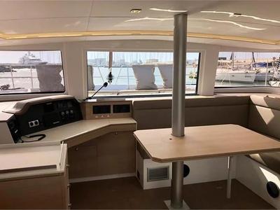 Salon of Liberty, a Bali 4.5 catamaran at Palermo, Italy