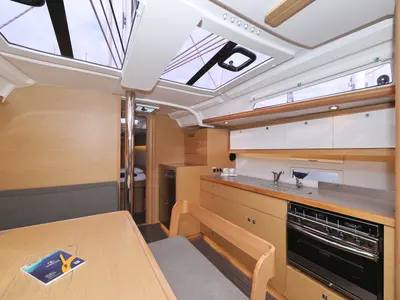 Galley of Thor, a Dufour 430 GL sailboat at Vodice, Croatia