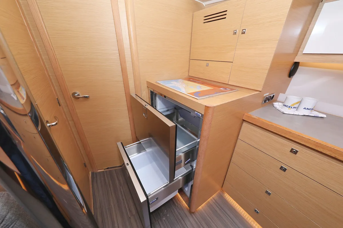 Galley of Thor, a Dufour 430 GL sailboat at Vodice, Croatia