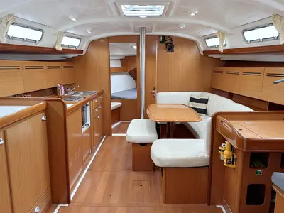 Salon of Fame, a Beneteau Cyclades 43.3 sailboat at Heiligenhafen, Germany