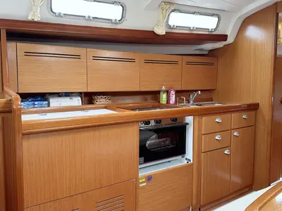 Galley of Fame, a Beneteau Cyclades 43.3 sailboat at Heiligenhafen, Germany