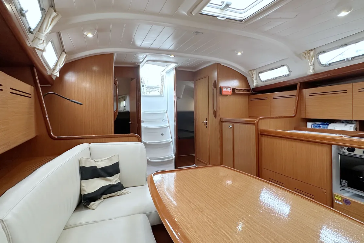 Salon of Fame, a Beneteau Cyclades 43.3 sailboat at Heiligenhafen, Germany