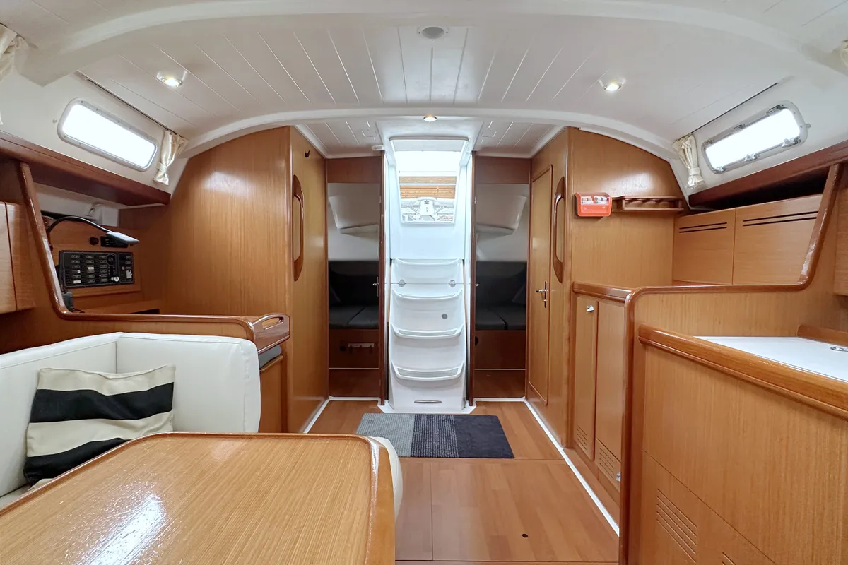 Salon of Fame, a Beneteau Cyclades 43.3 sailboat at Heiligenhafen, Germany