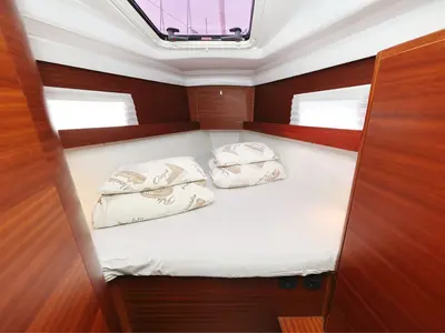 Cabin on Top Gun, a Elan Impression 45.1 sailboat at Pirovac, Croatia