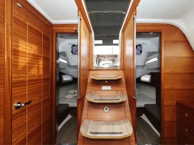 Salon of Top Gun, a Elan Impression 45.1 sailboat at Pirovac, Croatia