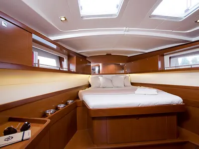 Cabin on Moonshine, a Beneteau Oceanis 45 sailboat at Pa Khlok, Thailand