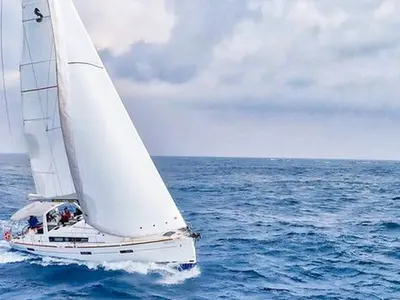 Varuna, a Beneteau Oceanis 45 sailboat at Mai Khao, Thailand