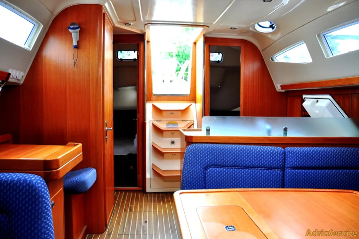 Salon of Orca O., a Elan 384 Impression sailboat at Izola / Isola, Slovenia