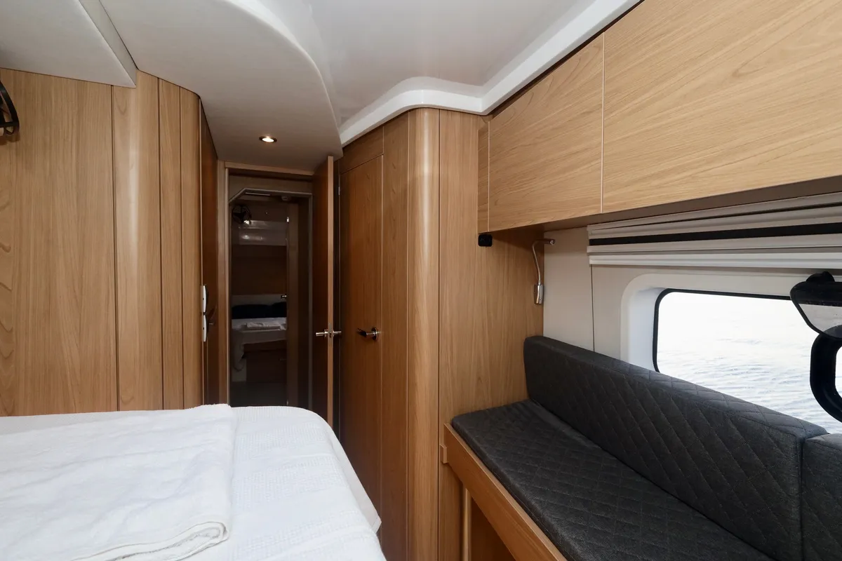 Cabin on Rea, a Bali Catspace catamaran at Fethiye, Turkey