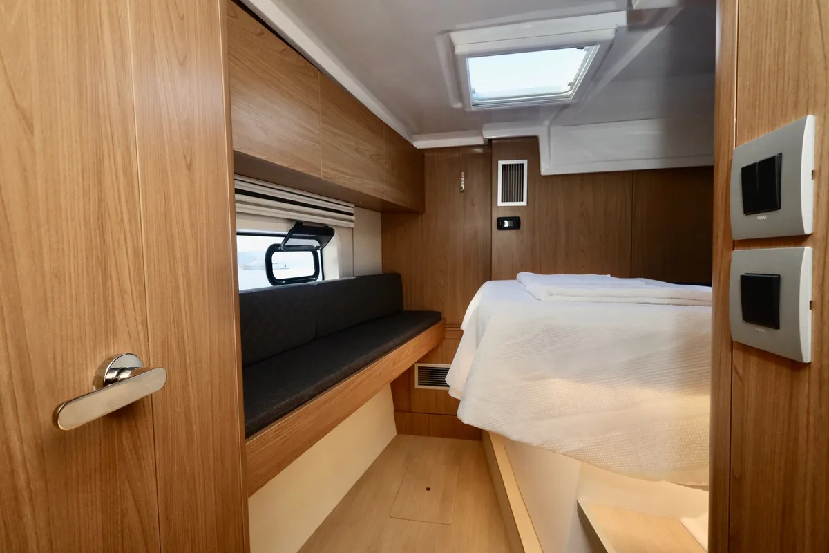 Cabin on Rea, a Bali Catspace catamaran at Fethiye, Turkey
