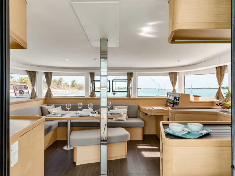 Salon of No Name: Master Cabin #2 (Cabin Charter 2 pax) FULLY CREWED, ALL EXPENSES, a Lagoon 42 catamaran at Municipal Unit…