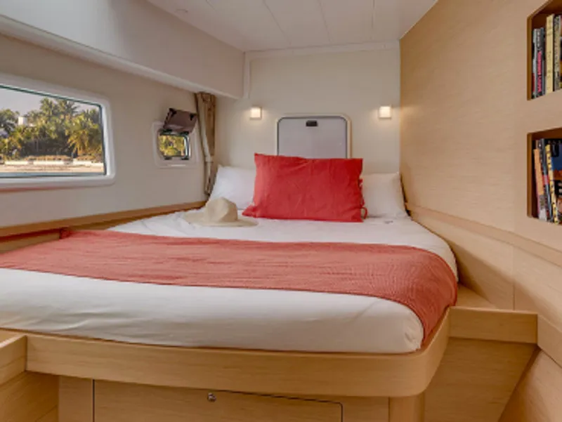 Cabin on No Name: Master Cabin #2 (Cabin Charter 2 pax) FULLY CREWED, ALL EXPENSES, a Lagoon 42 catamaran at Municipal Unit…