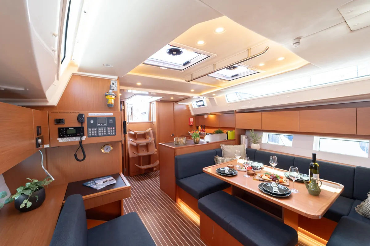 Calypso, a Bavaria C45 sailboat at Pirovac, Croatia