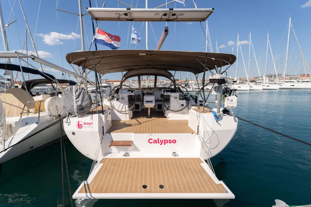 Calypso, a Bavaria C45 sailboat at Pirovac, Croatia