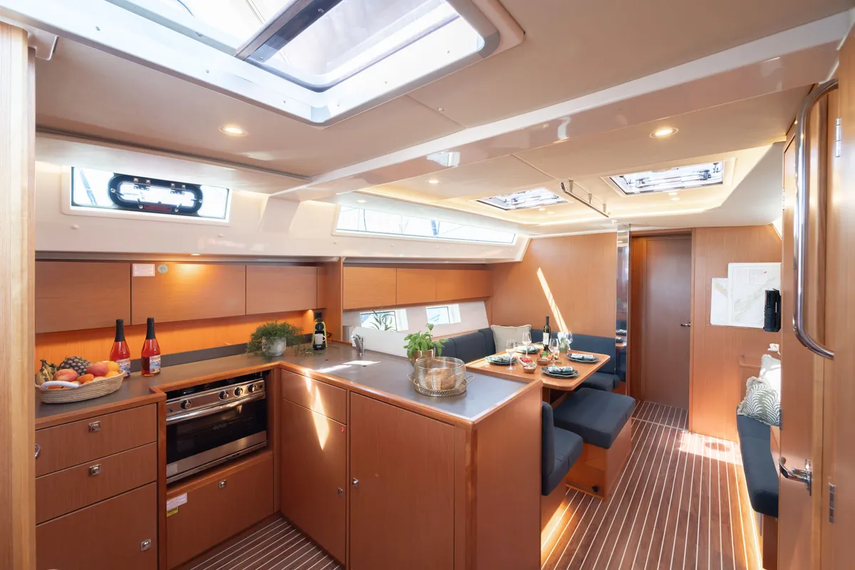 Calypso, a Bavaria C45 sailboat at Pirovac, Croatia