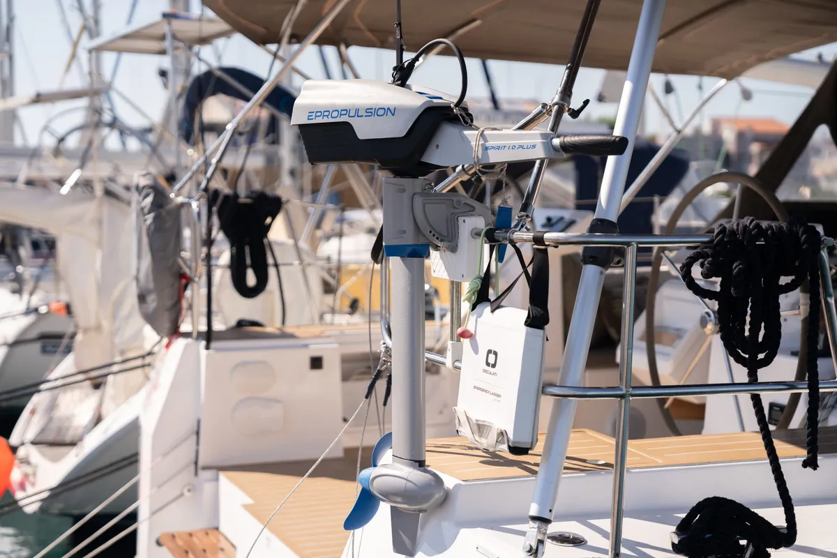 Calypso, a Bavaria C45 sailboat at Pirovac, Croatia