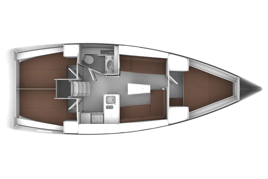 Sea Hope, a Bavaria Cruiser 37 sailboat at Kontokali, Greece