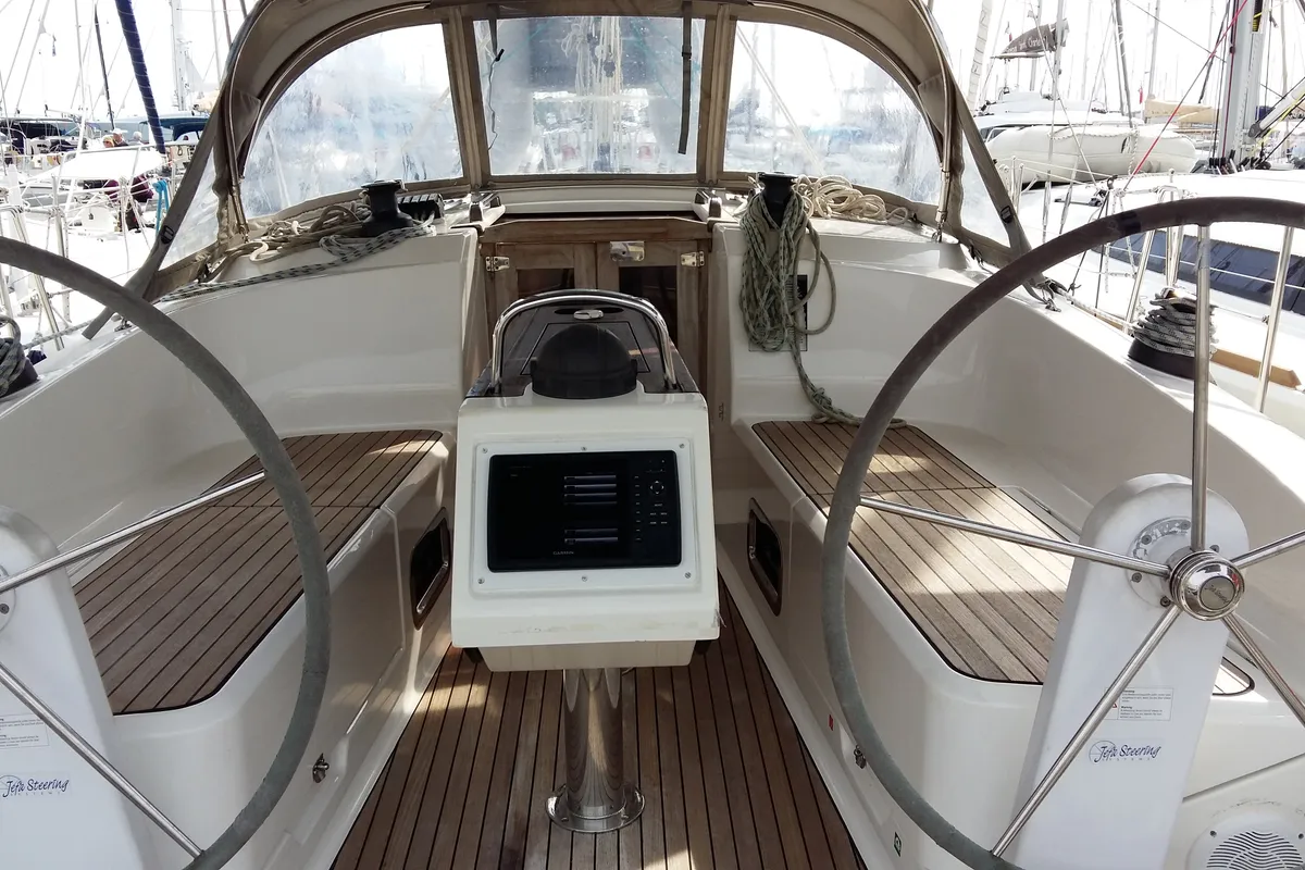Sea Hope, a Bavaria Cruiser 37 sailboat at Kontokali, Greece