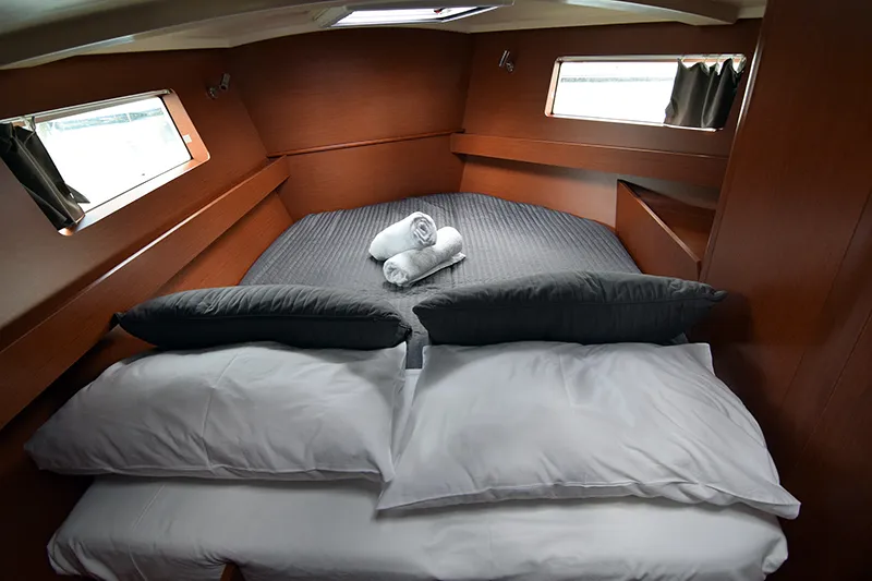 Cabin on Norma, a Beneteau Oceanis 41.1 sailboat at Athens, Greece
