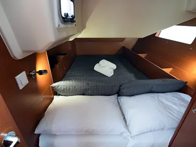 Cabin on Norma, a Beneteau Oceanis 41.1 sailboat at Athens, Greece