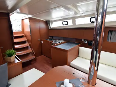 Galley of Norma, a Beneteau Oceanis 41.1 sailboat at Athens, Greece