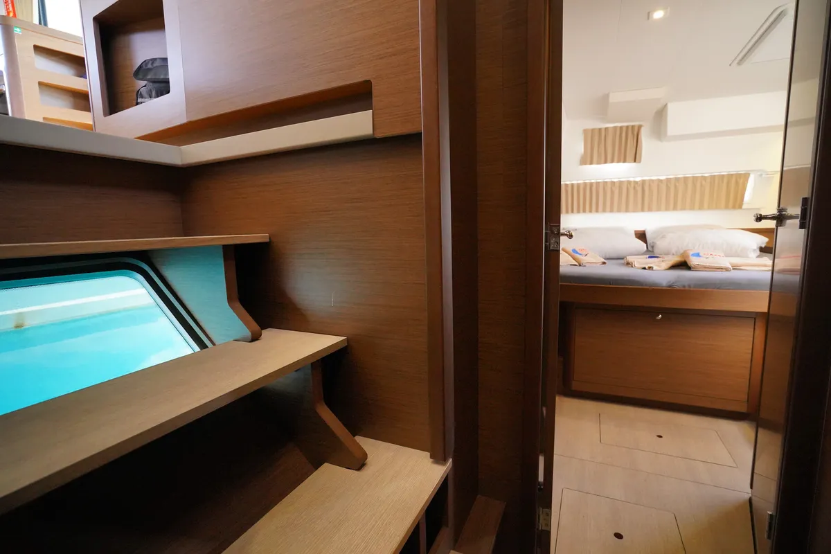 Little Dream, a Lagoon 42 catamaran at Marmaris, Turkey