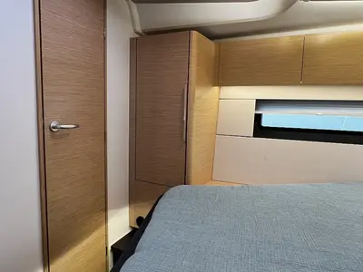 Cabin on DORiS, a Hanse 460 sailboat at Fethiye, Turkey